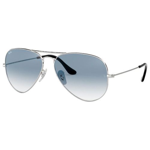 Lunette De Soleil Aviateur Ray-Ban Argenté - Xl