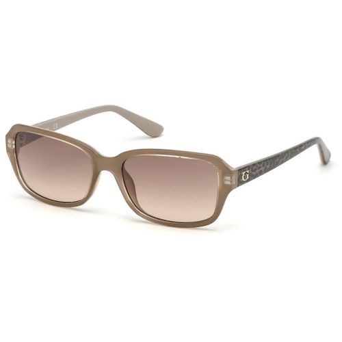 Lunette De Soleil Rectangulaire Guess Beige - M