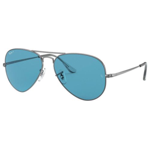 Lunette De Soleil Aviateur Ray-Ban Argenté - Xl