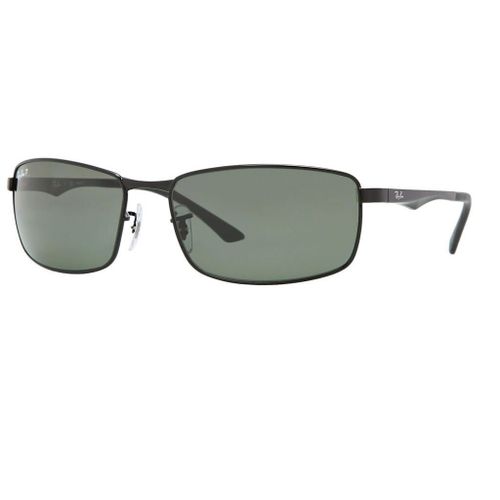 Lunette De Soleil Rectangulaire Ray-Ban Noir - Xl