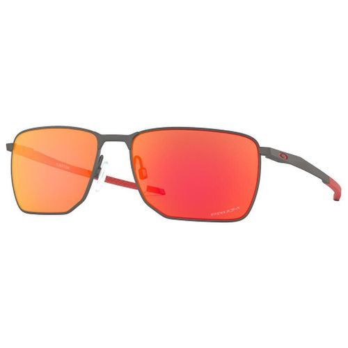 Lunette De Soleil Rectangulaire Oakley Argenté - L