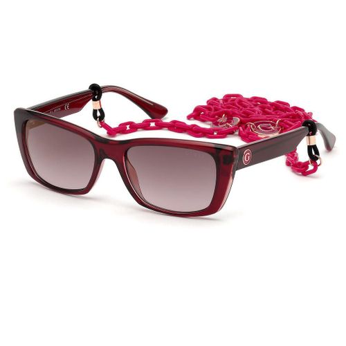 Lunette De Soleil Rectangulaire Guess Rouge - Xs