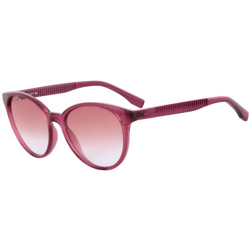 Lunette De Soleil Ronde Lacoste Transparent - M