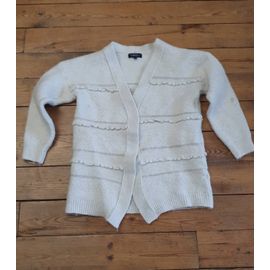 Veste En Laine Blanche Caroll 42