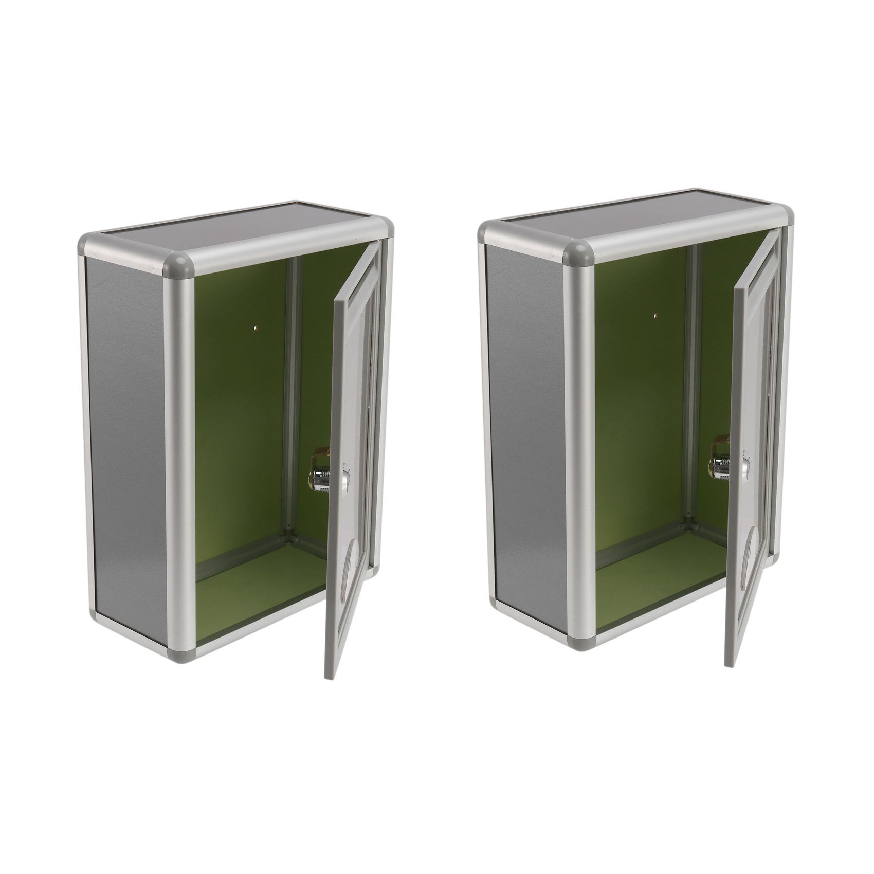 2x Verrouillable Courrier Scuris Lettre Bote Aux Lettres