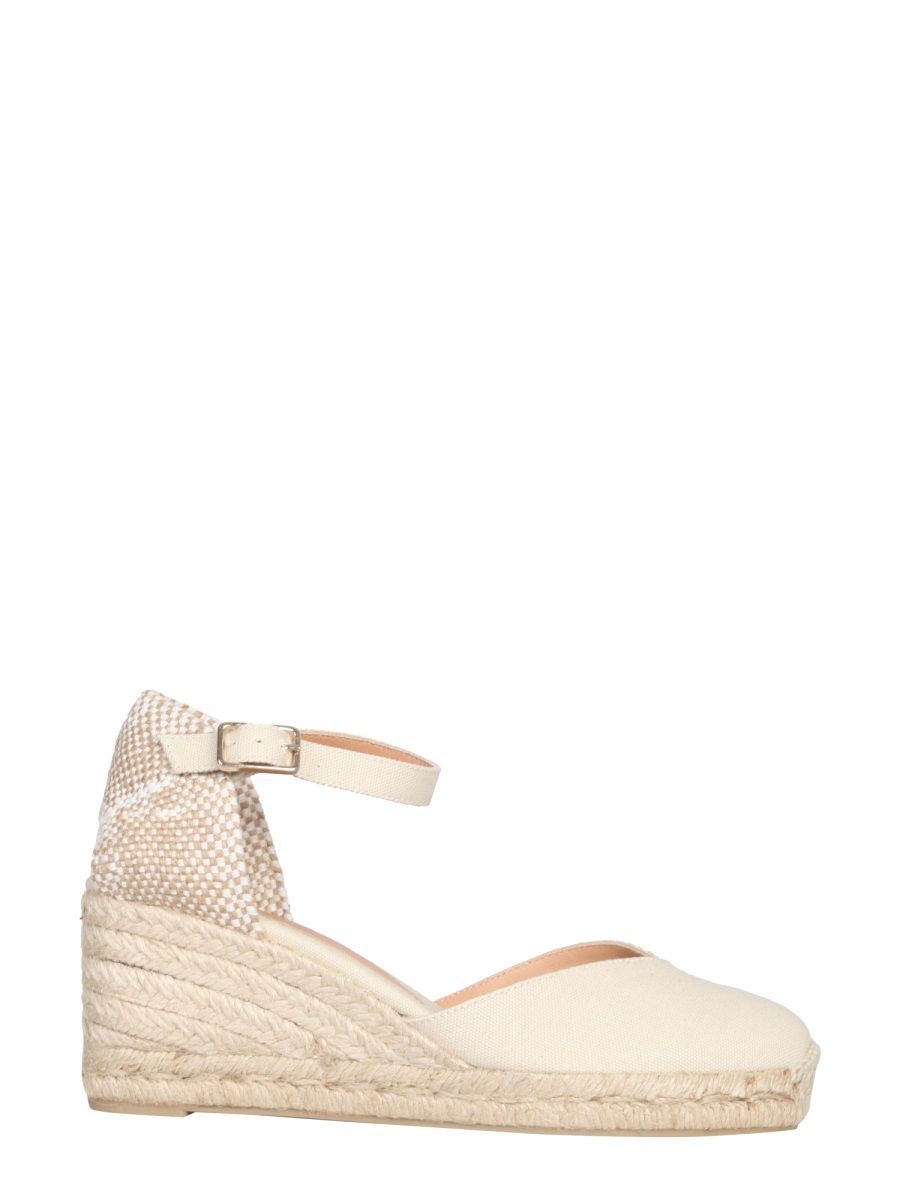 chaussures compensees blanches