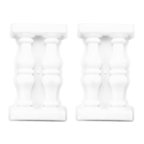 2 Pièces 50x28x7 Cm Colonne Romaine Moule Bricolage Pavage Moules Balcon Clôture Jardin Piscine Ciment Garde-Corps Plâtre Béton