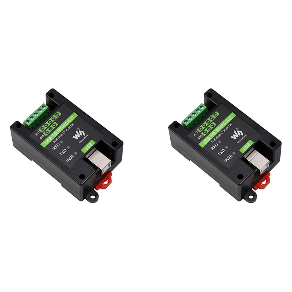 2X Convertisseur Isol Industriel de Type Rail USB Vers RS48... - 2