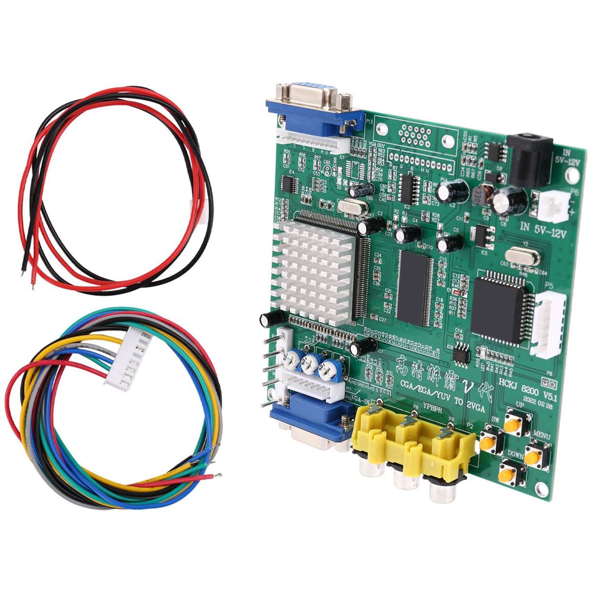 2X GBS8200 CGA//YUV/RGB Vers VGA Sortie Arcade Jamma HD Vide... - 4