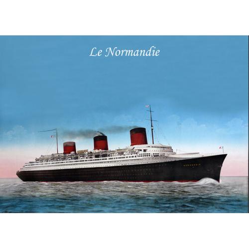 Normandie Paquebot Bateau