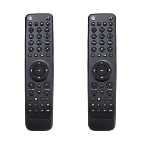 2X Télécommande de Remplacement avec Récepteur Satellite Léger pour VU + SOLO 2/Meelo Se/Vu Solo2 Se SAT TV Set-Top BOX