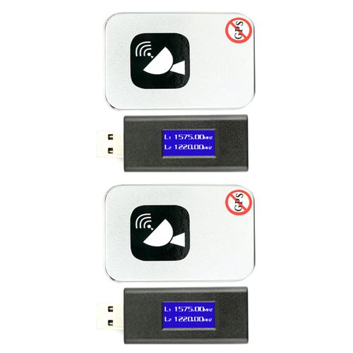 2X Brouilleur de Signal GPS Voiture, Avec Affichage USB, Bloqueur USB