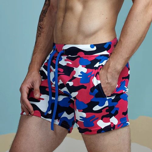 Short De Camouflage Pour Hommes,Maillot De Bain,Sport Aquatique,Coloré,Vêtements De Sport,Short De Plage,Pf73