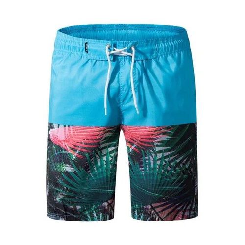 Short Imprimé Pour Hommes,Pantalon Court Décontracté,En Polyester,Confortable Et Respirant,À Séchage Rapide,Pour La Plage,Été