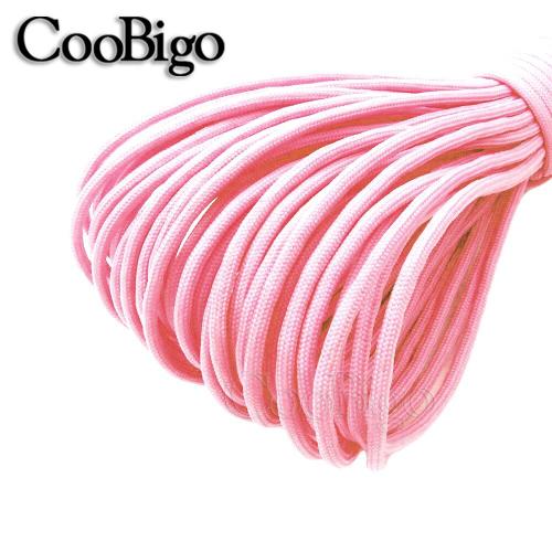 D2 Pink 20ft -Paracorde Lumineux 550, Corde Pour Bracelet De Survie, Parachute, Brille Dans La Nuit, Accessoire De Camping, Randonné