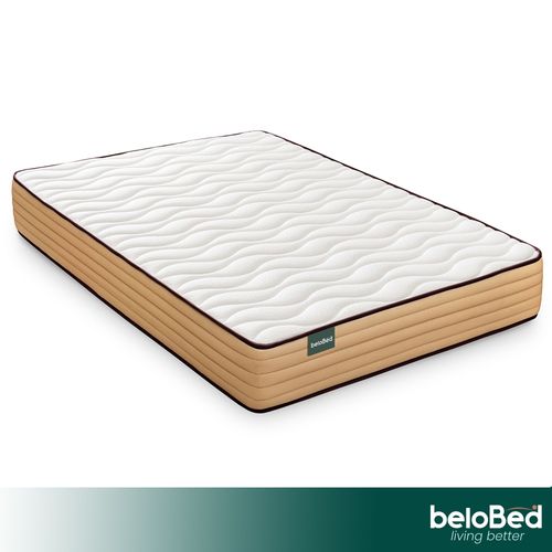 Matelas Belobed Purecloud 160x200 Hauteur 20 Cm, Viscoélastique, Respirant Eté-Hiver, Fermeté Moyenne, 10 Couches, Noyau Hr, Certifié Oeko-Tex®