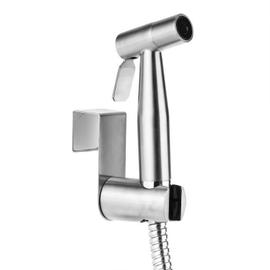 Pommeau de douche Bidet WC Avec valve de robinet Kit de pulvérisation portable En acier inoxydable Pour une hygiène personnelle 