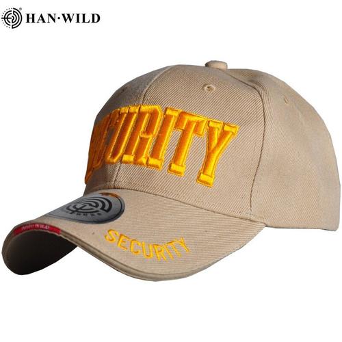 Security-Khaki Taille Unique -Han Wild ? Casquette De Baseball Pour Hommes, Casquette De L'armée Tactique, Chapeaux De Camionneur