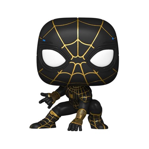 Spider-Man: No Way Home - Figurine Pop! Spider-Man (Black & Gold Suit) 9 Cm