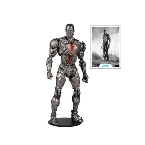 Dc Comics - Figurine Dc Justice League Movie Cyborg (Helmet) 18 Cm