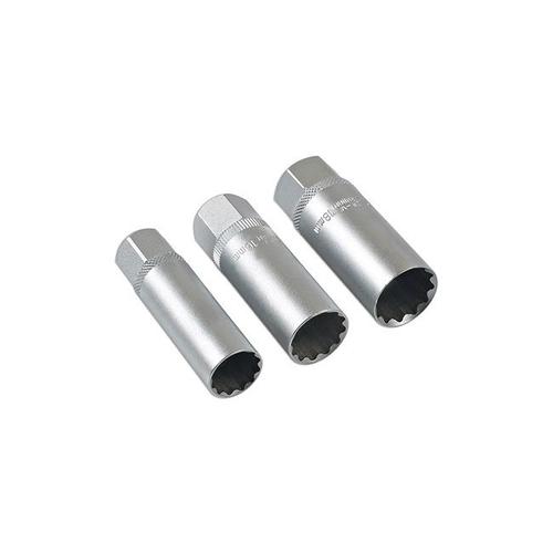 JEU DE 3 DOUILLES A BOUGIES 14 16 ET 18 MM PAROI MINCES LASER 7295