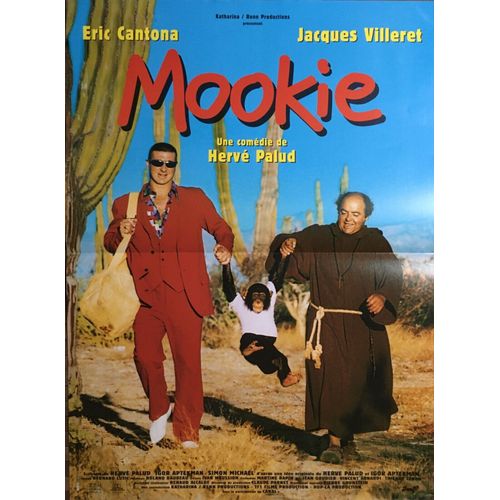 Mookie - Affiche Originale De Cinéma - Format 40x60 Cm - Un Film De Hervé Palud Avec Eric Cantona, Jacques Villeret, Emiliano Suarez, Carla Ortiz - Année 1998