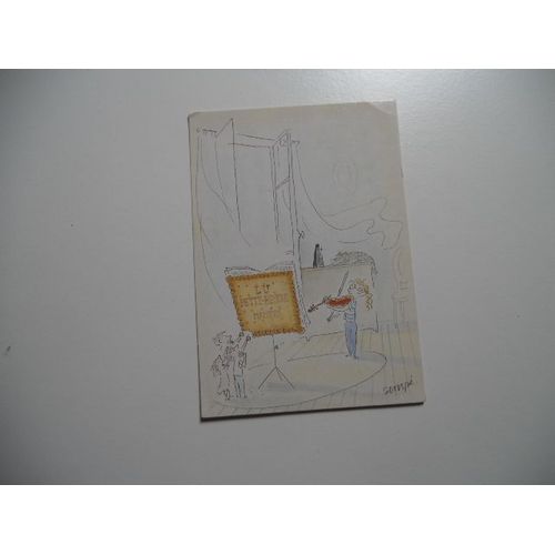 Theme Divers Carte Couleur Sans Ecriture Lu 150 Ans Par Sempé - Lu Petit Beurre Nantes Tbe