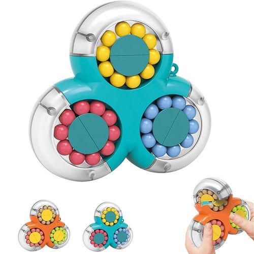 Jouets Éducatifs Rubik's Cube, Magic Beans Iq Spiele, Dekompression Toys, Bleu