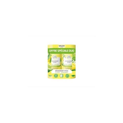 Déodorant - Weleda - Citrus Bergamote - Certifié Bio - Sans Alcool - Lot De 2 