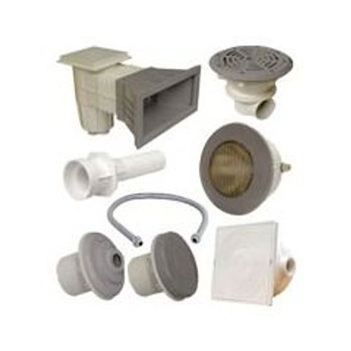 Kit de pièces à sceller couleur grise pour piscines liner de 10x5 à 13x6 m