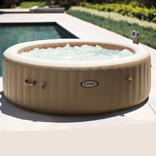 Pure spa 4 places intex - bulles, système anti-tartre