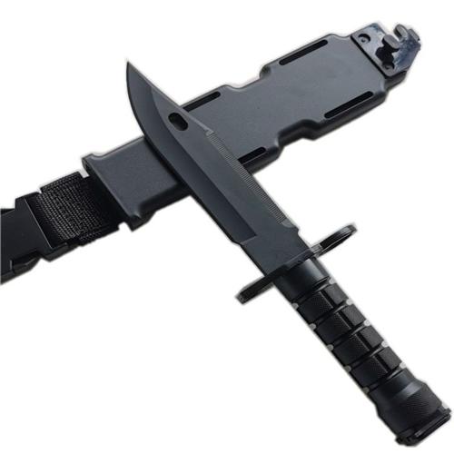 Black -Accessoires Tactiques, Poignards D'entraînement Militaire De Police, Couteau Souple Avec Coquille Swat Wargame Camgat, Fau