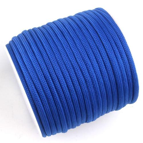 10 Blue -Corde Paracorde 252, 550 Couleurs, 100 Pieds/Bobines, Type Iii, 7 Supports, Pour Camping En Plein Air, Survie, Vent, Vente