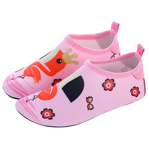 Flamingo Size 22-23 -Chaussures D'eau Pour Enfants, Chaussons De Natation, Pieds Nus, Pour Bébés Filles Et Garçons, Pour Le Surf,