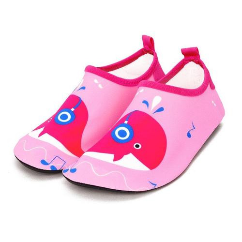 Whale Pink Size 28-29 -Chaussures D'eau Respirantes À Séchage Rapide Pour Enfants, Pantoufles De Bain, Baskets De Mer, Chaussette