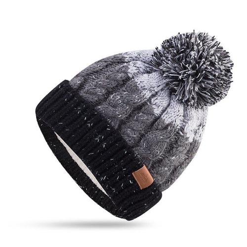 Gray Hat S -Aonijie ? Chapeau Tricoté En Laine Pour L'hiver, Écharpe Épaisse Pour Le Cou, Pour Adultes Et Enfants, Pour Randonnée