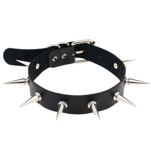 Collier Ras Du Cou Noir En Cuir Pu Pour Femmes, Bijoux Gothiques, Sexy, Harajuku