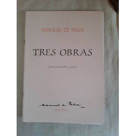 Tres Obras Para Violoncello Y Piano Manuel De Falla