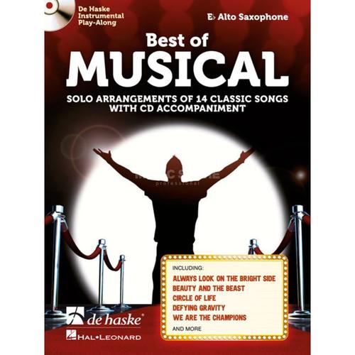 Best Of Musical For Eb Alto Saxophone - Solo Arrangements Of 14 Classic Songs With Cd Accompaniment