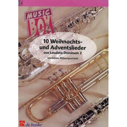 10 Weihnachts Und Adventslieder Aus Laudate Dominum 2 (Variables Bläserquartett)