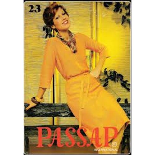 Passap N° 23 Livre Explicatif Magasine Homme Femme Enfants 1975 Deco Points Jacquard Shema Photo Cahier De Description