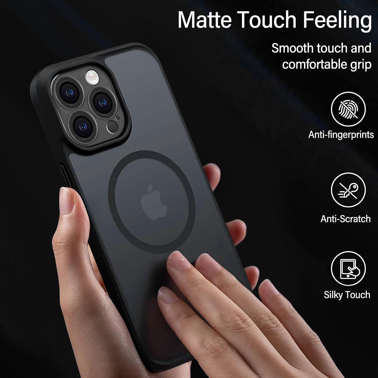 Coque Compatible Iphone 15 Pro Max Avec Magsafe Etui Translu... - 5