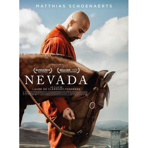 Affiche De Cinéma " Nevada "De Laure De Clermont Tonnerre Avec Matthias Schoenaerts Jason Mitchell - Format 120 Cm X 160 Cm