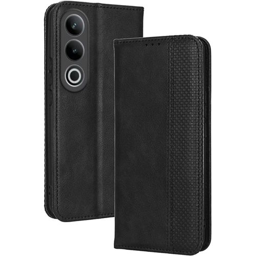 Coque Pour Oneplus Nord 4 / Oneplus Ace 3v (6.74"" Inches) Etui Housse, Etui De Telephone En Cuir Avec Fente Pour Carte Texturee Elegante.Le Noir