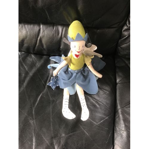 Doudou Peluche Fée Ikea Verte Et Bleu
