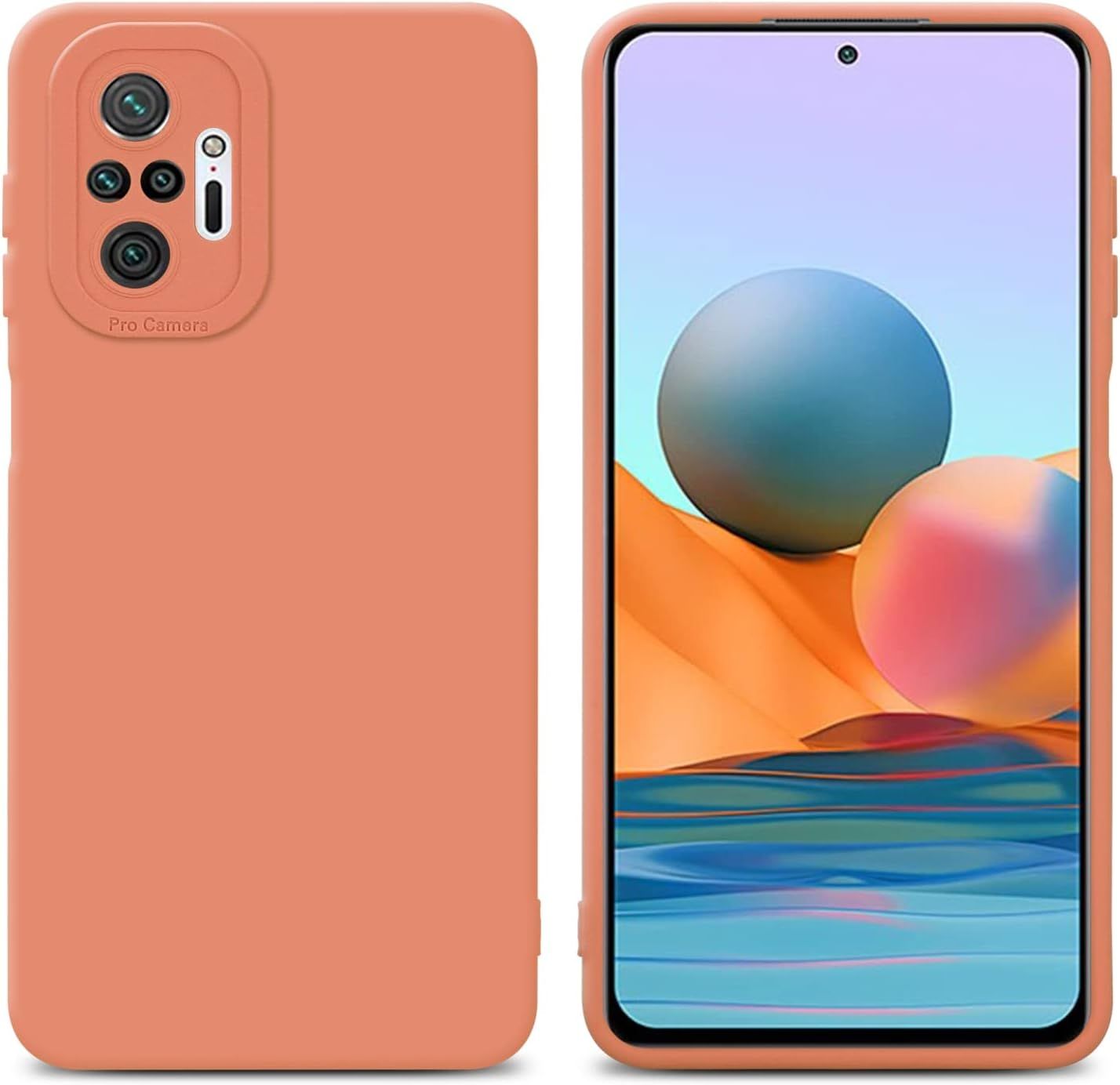 Housse Compatible Avec Xiaomi Redmi Note 10 Pro En Fluid Ora...
