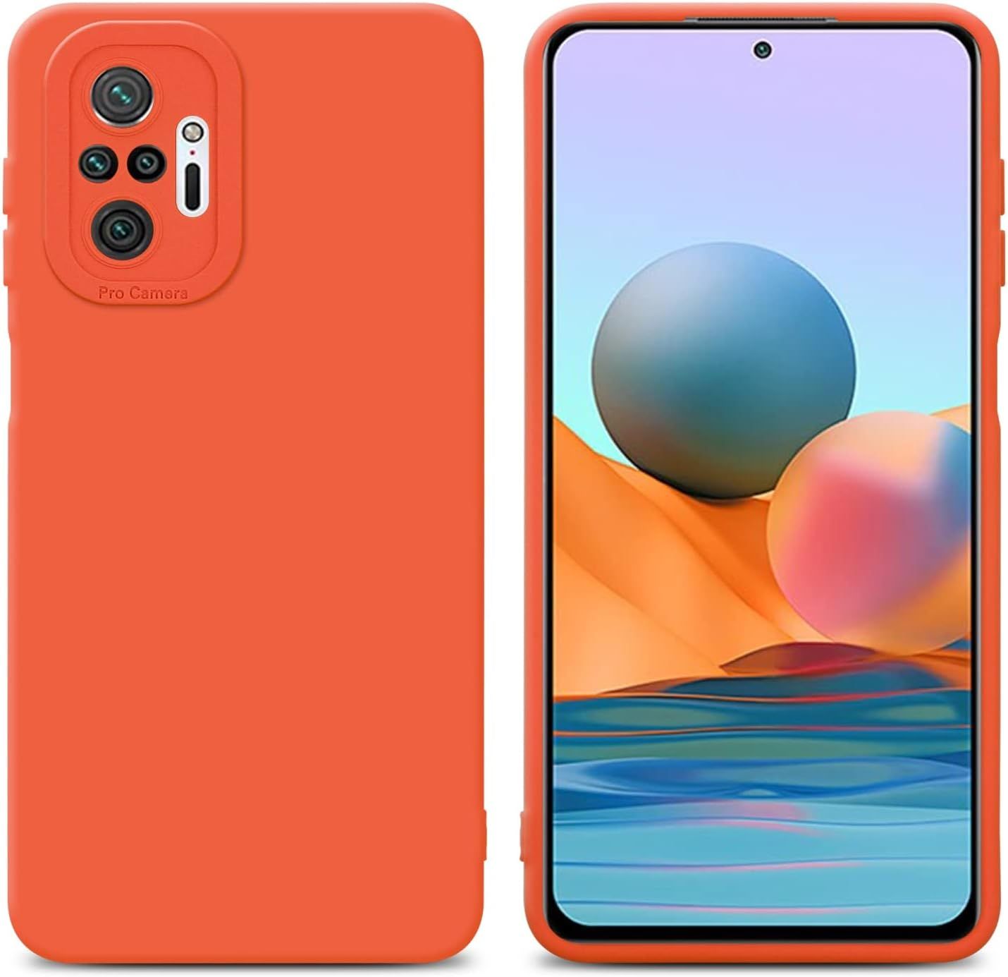 Housse Compatible Avec Xiaomi Redmi Note 10 Pro En Fluid Ora...