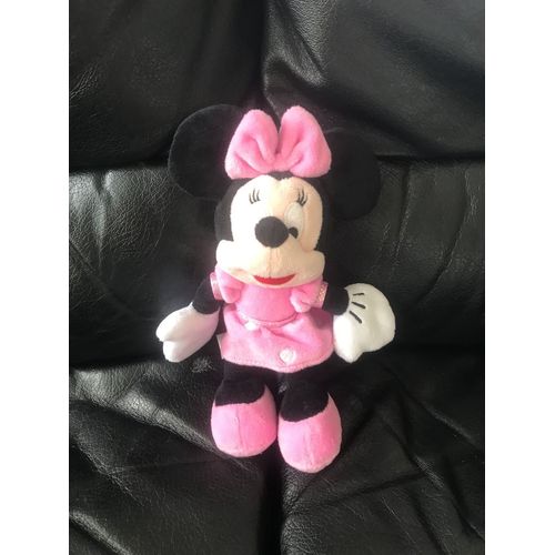Peluche Doudou Minnie Robe A Paillettes Rose Disney Simba Toys 20cm