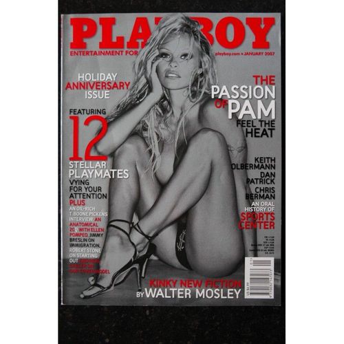 Playboy Us 2007 01 Cover Pamela Anderson Jayde Nicole Interview T. Boone Pickens Ellen Pompeo