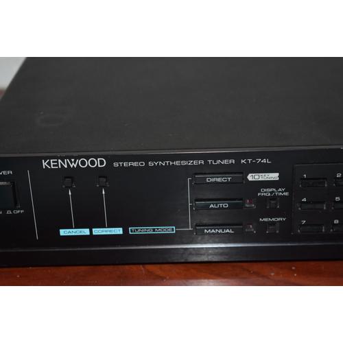 kenwood stereo synthesizer tuner kt-74l